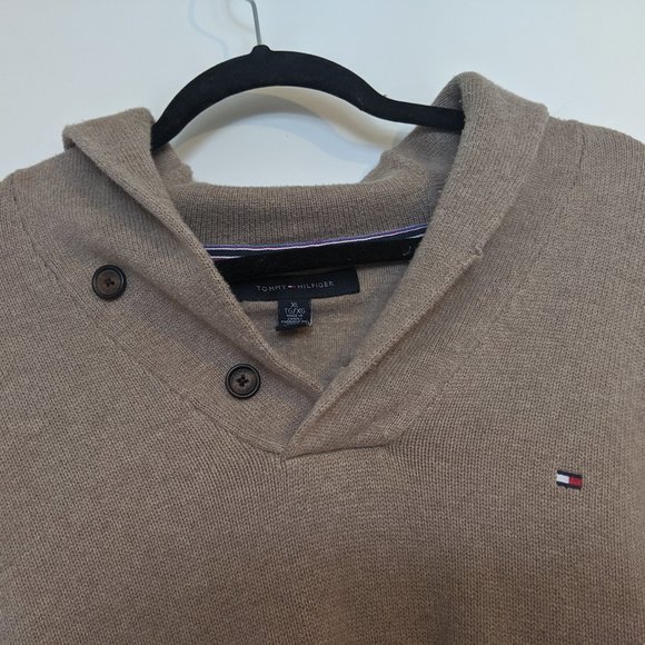 Tommy Hilfiger Adler Shawl Collar MENS Sweater - Picture 2 of 6